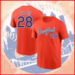 🔥 2026 Tyrone Taylor #28 New York Baseball Team Name & Number Fanmade FASTSHIP