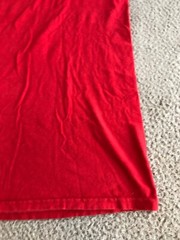 Nike Shirt Men’s Large Red Short Sleeve Crew Neck Square Logo Graphic Tee