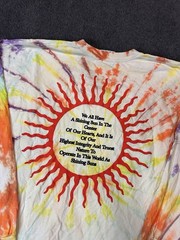 Online Ceramics Sun Brand Graphic Long Sleeve Shirt Mens XXL Tie Dye Multi Color