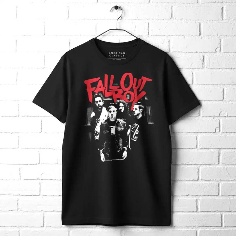 Fall Out Boy Band Photo Men’s T Shirt