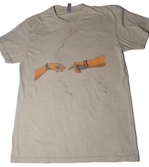 Bear KompleX Barbell Voodoo Creation Adam Art Gym Shirt CrossFit Weighlifting M