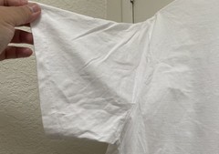 Levi’s 501 The Original Shirt Large White Short Sleeve Relaxed Script