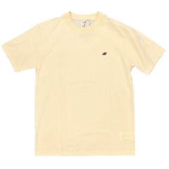 New Balance Men’s Made in USA Core Short Sleeve T-Shirt 100% Cotton ‘Calcium’