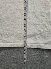 Ascolour Classic Men T Shirt L White Crew Neck Short Sleeve Graphic Logo Casual