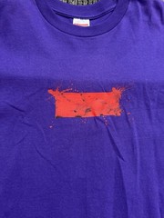 Supreme Ralph Steadman Box Logo Tee shirt Large purple