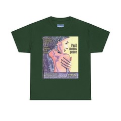 Paxil Means Peace Graphic Print Short Sleeve Unisex Tee Shirt Heavy Cotton Gift