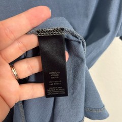 John Varvatos Short Sleeve T Shirt Mens M Blue Round Neck Cotton Modal