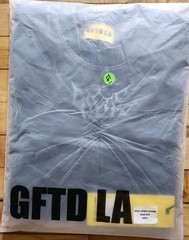 GFTD LA Men’s Blue Textured Front Web Tshirt-Great Quality Cotton Fabric – Small