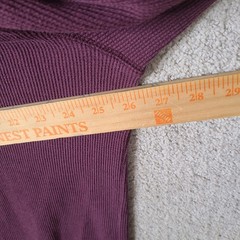 Magellan Shirt Mens XL Maroon Henley Semi Fitted Long Sleeve Waffle Knit Thermal