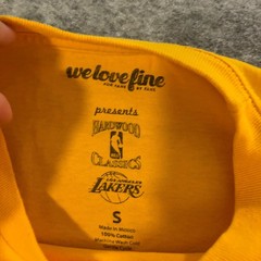 WeLoveFine Los Angeles Lakers T Shirt Mens S Hardwood Classics Graphic NBA