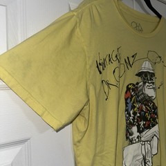 Vtg Style Dr. Gonzo Ralph Steadman Fear & Loathing In Las Vegas Shirt Yellow XL
