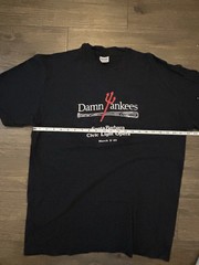 Vintage Santa Barbara Opera Shirt Damn Yankees Black XL Stedman Super Hi USA