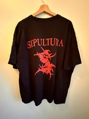 SEPULTURA Third World Posse 2XL Shirt Fan reprint Used