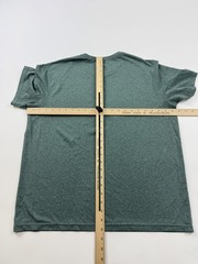 REI Shirt Mens Large Green Solid Tagless Tee Crewneck Hiking Outdoor Co-op
