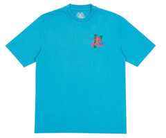 Palace Skateboards Winter 2017 Dancing Man shortsleeve T-shirt Blue Size XL new