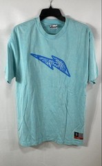 RTFKT Men’s Light Blue Human Graphic Mineral Wash Short Sleeve T-shirt Size S
