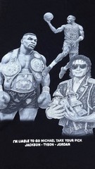 t shirt men The Dirt Label Mike Tyson Michael Jackson Michael Jordan