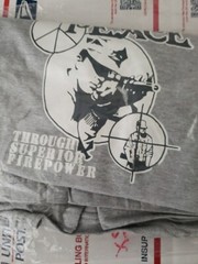 PEACE THROUGH SUPERIOR FIREPOWER gun rights Mens 2xl T-Shirt Trl4#318