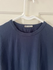 Marine Layer Men’s Short Sleeve Blue T Shirt Large Cotton And Recycled Cotton