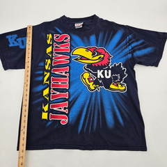 Vintage University of Kansas Jayhawks Shirt Men’s Size XL KU All over Print VTG