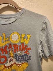 Men’s T-shirt – The Beatles – Yellow Submarine – Blue – Size Small