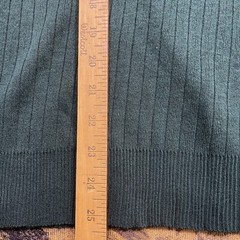Vtg 90s Sag Harbor Prophecy Acrylic Green Boxy Shirt Mens Size M