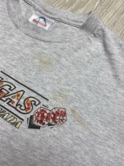 Vintage 2001 Las Vegas Nevada T-Shirt XL AAA Tag Grey Graphic Y2K