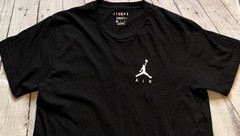 Jordan Tshirt Mens Medium Black Jumpman Air Logo Short Sleeve Standard Fit