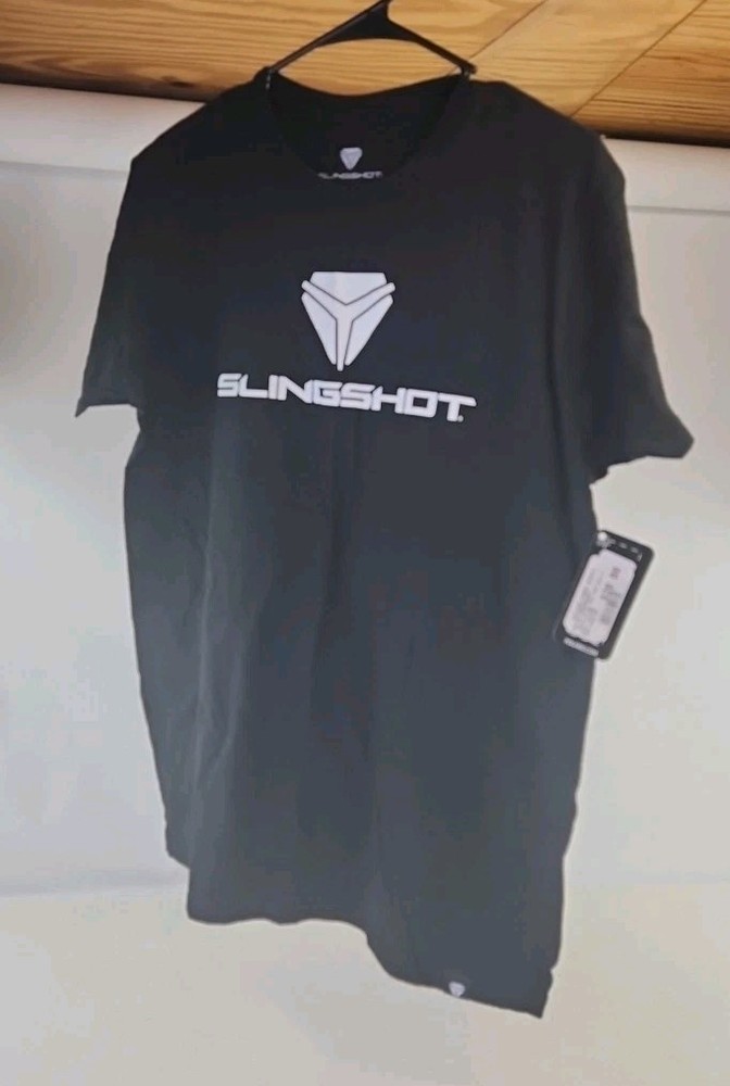 Polaris Slingshot Mens Black Solid Graphic T-Shirt Size M