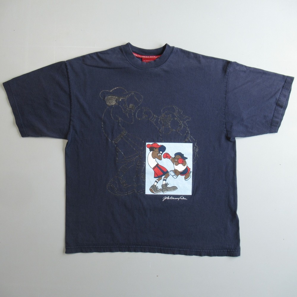 Vintage Fubu Platinum Fat Albert T Shirt Mushmouth Rudy Boxing XL