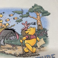 VTG Pooh’s Outdoor Adventure Embroidered Applique Single Stitch USA RARE GRAIL