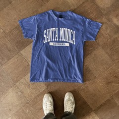 Santa Monica Beach California Souvenir Aesthetic, Vintage T-Shirt