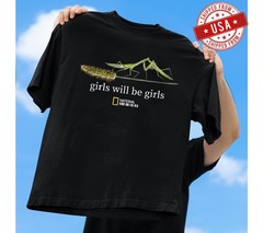 National Geographic Girls Will Be Girls Praying Manti T-Shirt, FAST SHIP