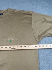 Vintage Albatros Shirt Mens XL Brown Cotton Capri Yacht Logo Streetwear Italy