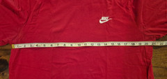 Mens Nike Club embroidered Futura Icon Red T-Shirt, Large