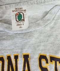 Vintage Arizona State Desert Sportswear T-Shirt Mens XL X-Large Single Stitch
