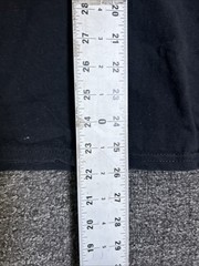 Brisco Brands Men’s Size Medium 100% Cotton Plain Black Nashville Graphics Tee
