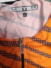Castelli Rosso Corsa Cycling Jersey 2XL Orange Special Edition Made in Romania