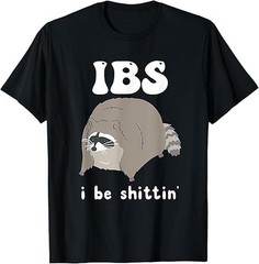 IBS I Be Shittin’ Raccoon Funny Tee Design Humor Tees