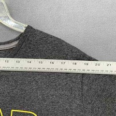 Old Navy Star Wars Mens T-Shirt XXL Crew Neck Heather Gray Yellow Logo Gift