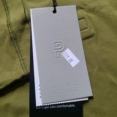 New Public Rec Henley Shirt Mens Medium Go To Slim Green Performance Stretch