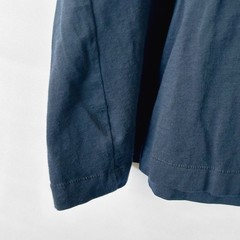 Uniqlo Mens T Shirt XXL Navy V Neck Short Sleeve Cotton Casual Basic Tee