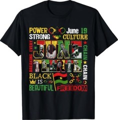 Juneteenth Black American Feedom 1865 T-Shirt