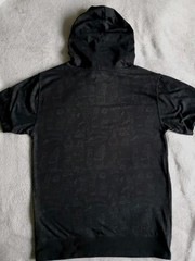 Futurama Hoodie Adult Small Short Sleeve Lootcrate Black Drawstring All Over
