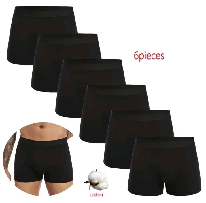LG SOCKS’NBULK 6 Pack Mens Cotton Crew Neck Short Sleeve Casual T-Shirts Black