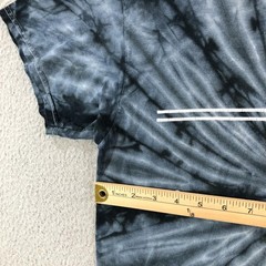 Santa Cruz Shirt Mens Large Black Grey Tie Dye Skateboards Logo Tee Cotton