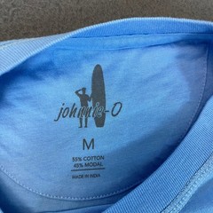 johnnie-O Palm Paradise Graphic S/S Shirt Malibu Blue M L XL 2XL Modal Surf USA