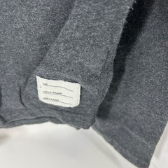 Lucky Brand Men’s Medium Henley Shirt Long Sleeve Gray Two-Tone 1/4 Button