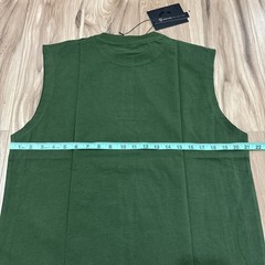 Golds Gym Size M Tank Top Bodybuilding Fitness Sleeveless Shirt Muscle Green NEW