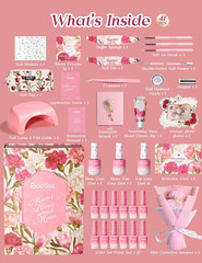 Beetles Mani Time with Mom Mother’S Day Gift Box, 12 Colors Purple Pink Red Cat